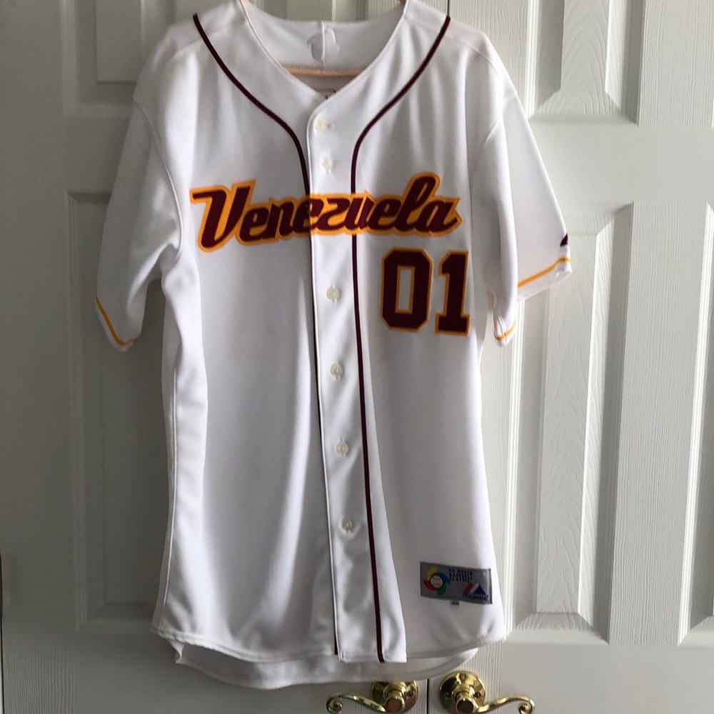 06 Venezuela baseball jersey size 48